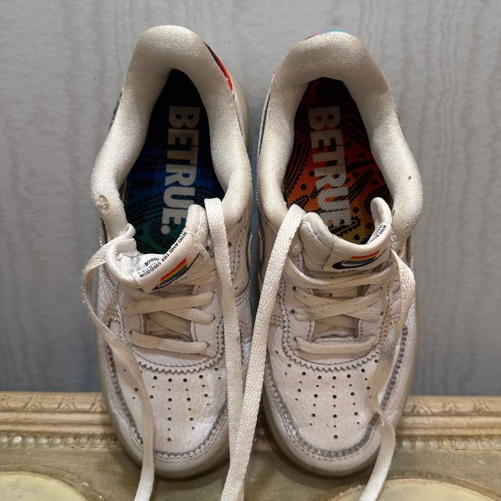 Nike Air Force One PS Be True Low Sneakers Child’s Sz 12C - Picture 14 of 16